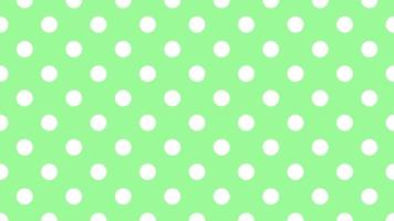 blanc Couleur polka points plus de pâle vert Contexte vecteur