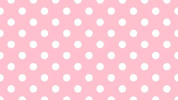 blanc Couleur polka points plus de rose Contexte vecteur