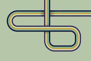 abstrait géométrique composition avec rétro coloré disco lignes Contexte conception vecteur
