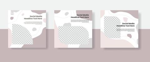 bannière de modèle de publication de médias sociaux culinaires vecteur