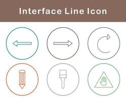 interface vecteur icône ensemble