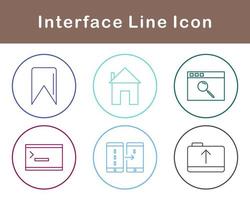 interface vecteur icône ensemble