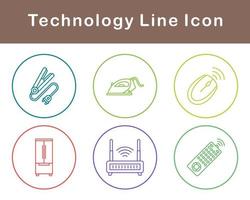 La technologie vecteur icône ensemble