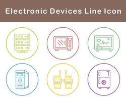 électronique dispositifs vecteur icône ensemble