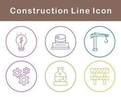 jeu d'icônes vectorielles de construction vecteur