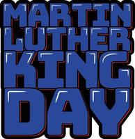 jour de Martin Luther King vecteur