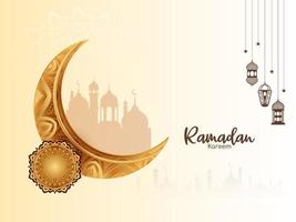 Ramadan kareem culturel islamique Festival artistique Contexte vecteur