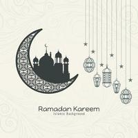 Ramadan kareem culturel islamique Festival salutation Contexte vecteur