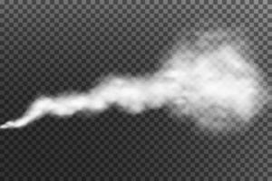 brouillard ou fumée isolé transparent spécial effet. blanc vecteur Contexte de nébulosité, brouillard ou smog.