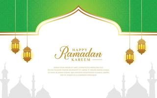 vecteur graphique de Ramadan kareem arrière-plan, adapté pour bannières, salutation cartes, dépliants, faire-part, affiche conceptions.