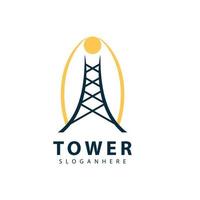 la tour logo symbole vecteur icône conception illustration modèle