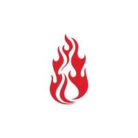 image de modèle de conception illustration vectorielle flamme de feu vecteur