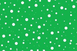 abstrait blanc polka points sur vert Contexte conception. vecteur