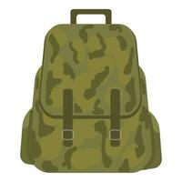 chasseur sac à dos icône dessin animé vecteur. chasser équipement vecteur