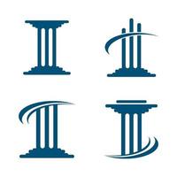 images de logo de pilier vecteur