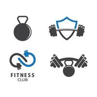 illustration d'images de logo de gym vecteur