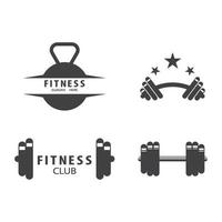 illustration d'images de logo de gym vecteur