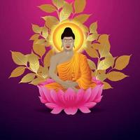 fond de mahavir jayanti avec illlustartion créative de mahavir vecteur