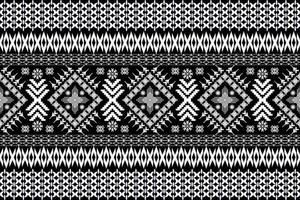 motif d'art traditionnel oriental ethnique géométrique.figure style de broderie tribale.design pour l'origine ethnique vecteur
