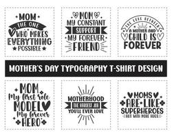 de la mère journée svg typographie T-shirt conception liasses pro Télécharger vecteur