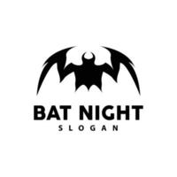 chauve souris logo, pendaison chauve souris animal vecteur, Hallowen nuit animal icône conception vecteur