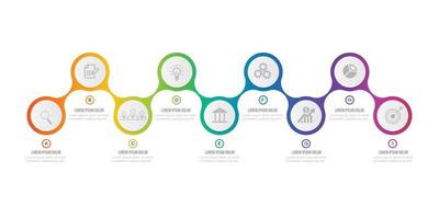 infographie chronologie conception modèle avec 3d papier étiqueter, intégré cercles Contexte. Vide espace pour contenu, entreprise, infographie, diagramme, organigramme, diagramme, temps ligne ou pas processus vecteur