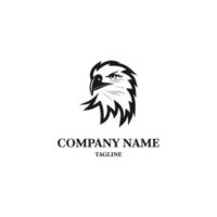 chauve Aigle logo conception modèle. impressionnant une chauve Aigle logo. une chauve Aigle logotype. vecteur