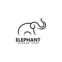 l'éléphant logo conception modèle icône vecteur illustration