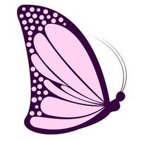 papillon icône et logo vecteur