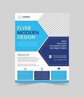 conception de flyers professionnels vecteur