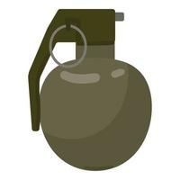 police grenade icône dessin animé vecteur. Sécurité équipement vecteur