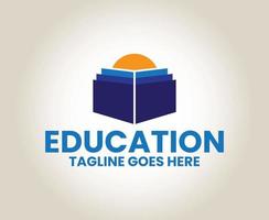 éducation vecteur logo conception