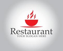 restaurant illustration vecteur art logo conception