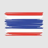 Thaïlande drapeau illustration vecteur