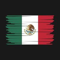 illustration du drapeau mexicain vecteur