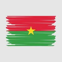 burkina faso drapeau illustration vecteur