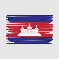 Cambodge drapeau illustration vecteur