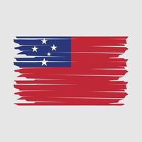 samoa drapeau illustration vecteur