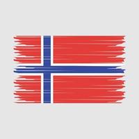 Norvège drapeau illustration vecteur