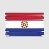 paraguay drapeau illustration vecteur