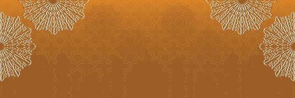 islamique thème arrière-plan, avec magnifique mandala ornement. vecteur modèle pour bannières, salutation cartes pour islamique vacances.