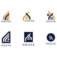 maison logo Accueil logo icône modèle conception vecteur