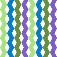beauté verticale sucré abstrait sans couture modèle vert violet et bleu vague sur blanc Contexte vecteur