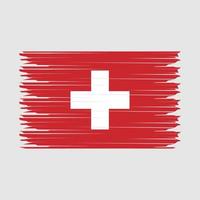 illustration du drapeau suisse vecteur