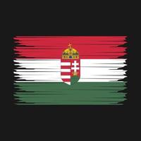 Hongrie drapeau illustration vecteur