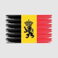 illustration du drapeau belge vecteur