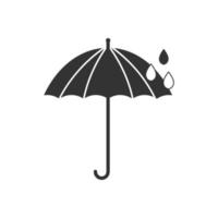 parapluie icône logo conception vecteur