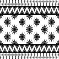 noir et blanc dans géométrique sans couture modèle dans vecteur illustration conception pour emballage papier, tapis, foulard, tuile et plus