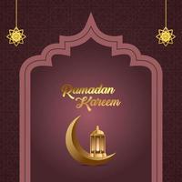 Ramadan kareem islamique Festival communauté prières Contexte modèle vecteur