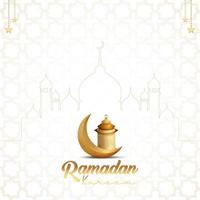 Ramadan kareem islamique Festival communauté prières Contexte modèle vecteur